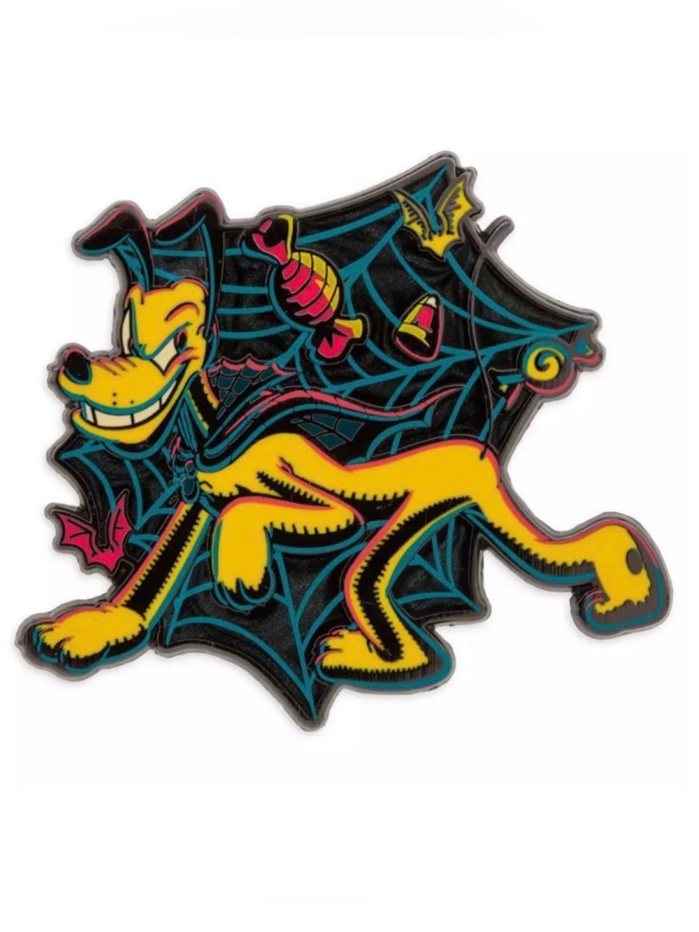 NWT *Discontinued* Disney Parks Authentic 2023 Pluto Happy Halloween Pin